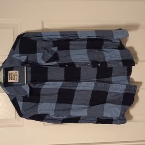 Girls Justice Plaid button up shirt